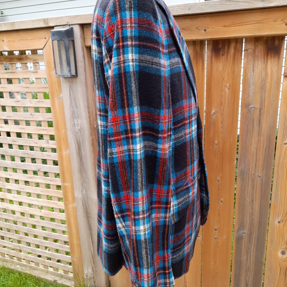 Vintage 60s Plaid Sport Coat Jacket Union Label #8 Murray Garlick's Men's Shop - Picture 9 of 15